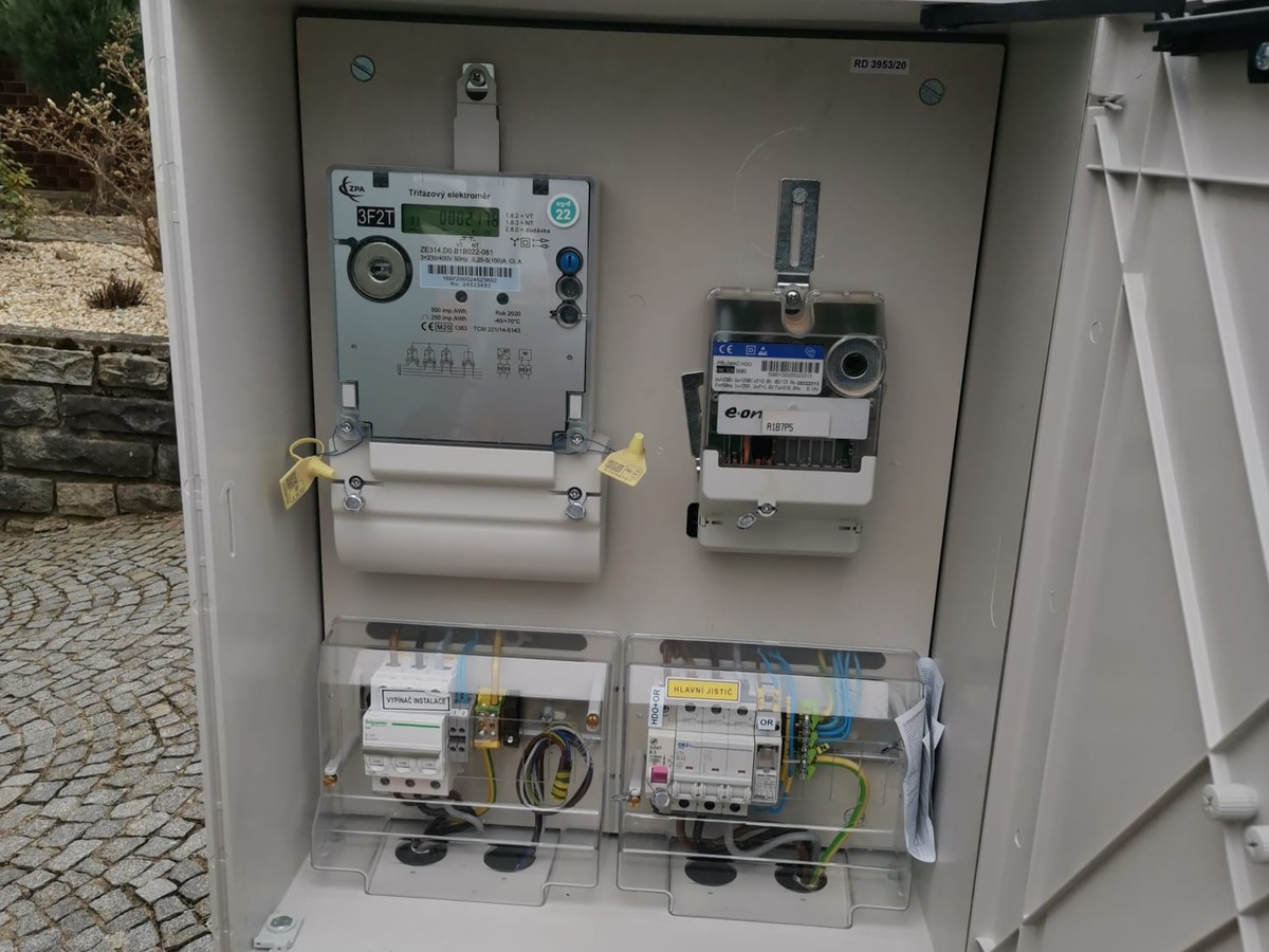 Elektroinstalace Pačlavice – elektroměrový rozvaděč a zapojení od Michala Přibylíka